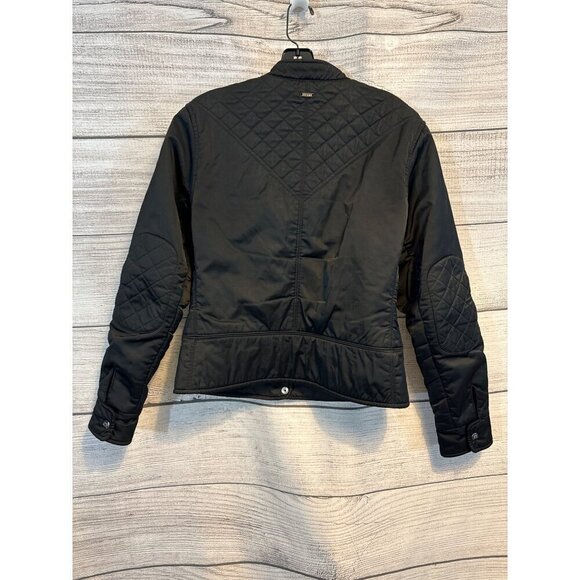Guess Jeans Black Quilted Jacket Size M - Picture 3 of 3
